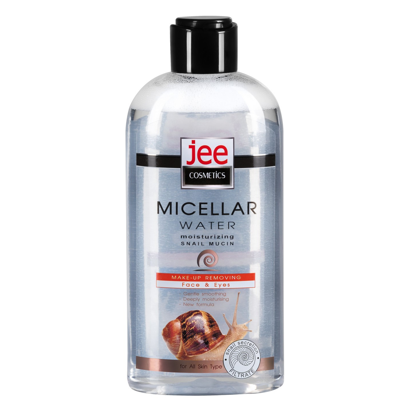 Міцелярна вода ЗВОЛОЖУЮЧА "Jee Cosmetics", з муцином равлика, 200 мл