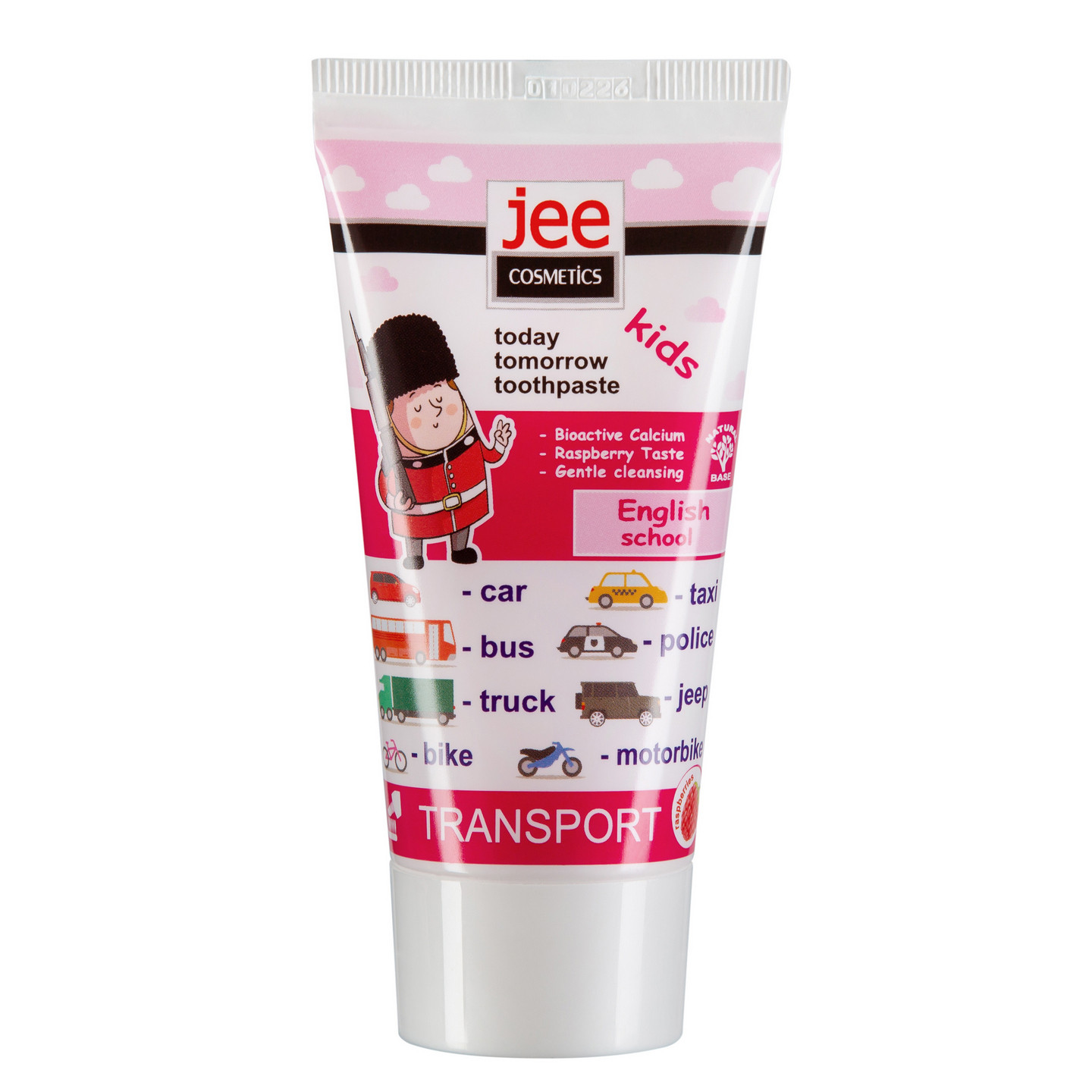 Дитяча зубна паста Jee Cosmetics Transport (Транспорт), 50 мл