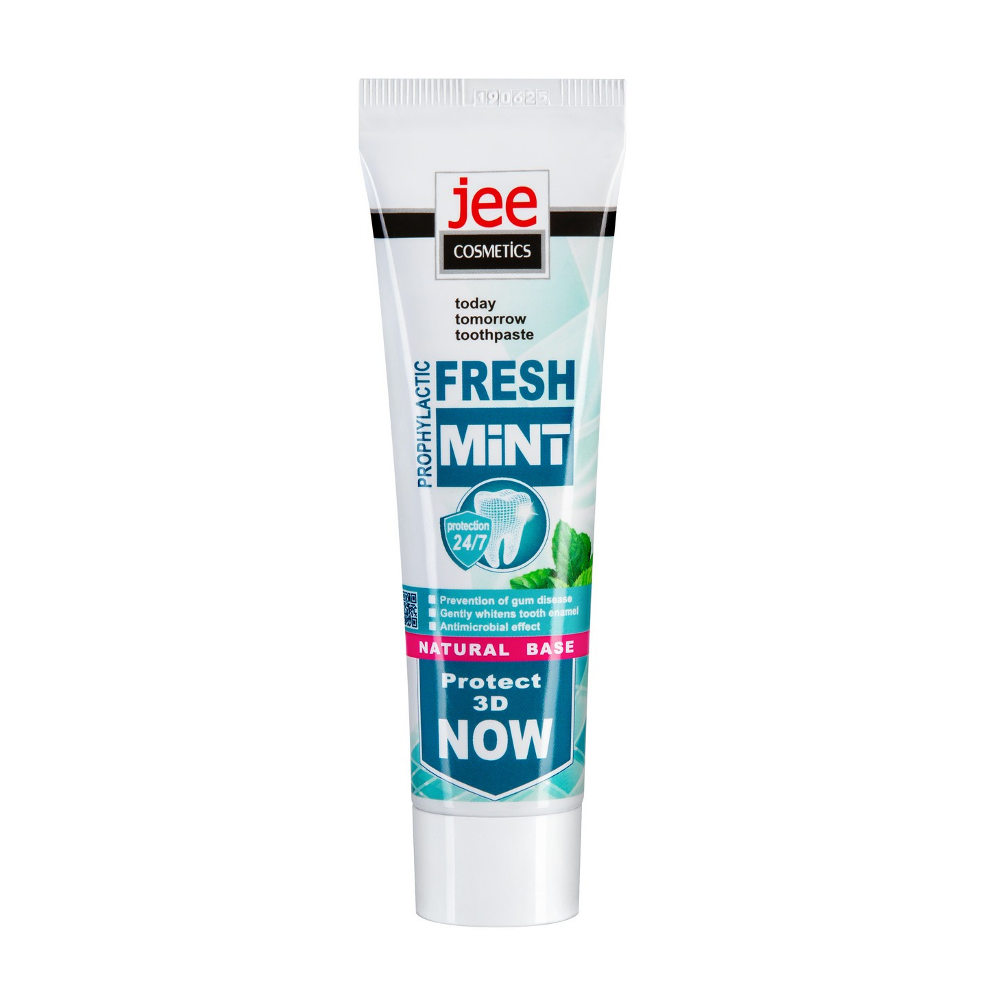 Профілактична зубна паста Jee Cosmetics СВІЖА М’ЯТА, 50 мл