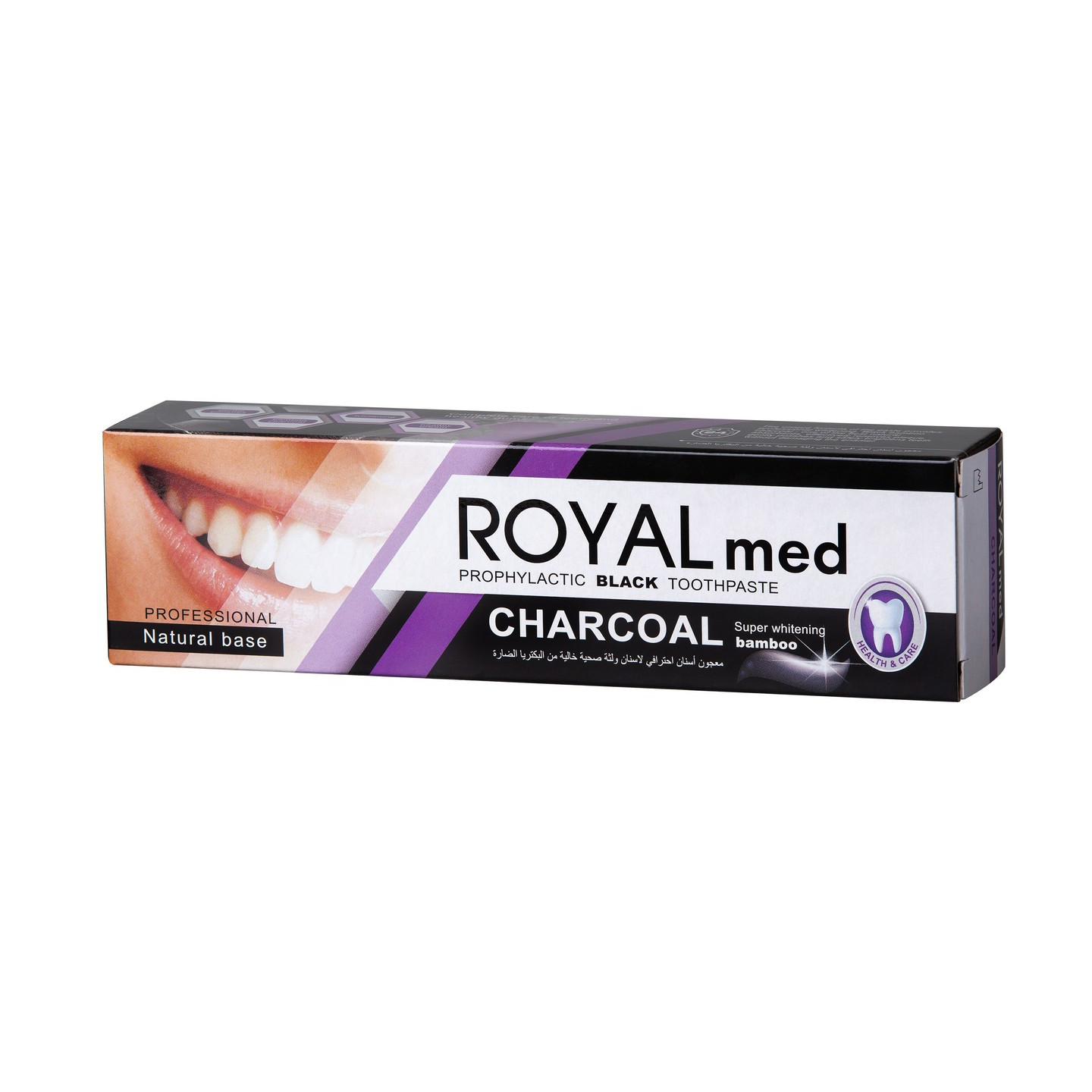 Профілактична зубна паста Royal Med ВУГІЛЛЯ бамбука, 100 мл